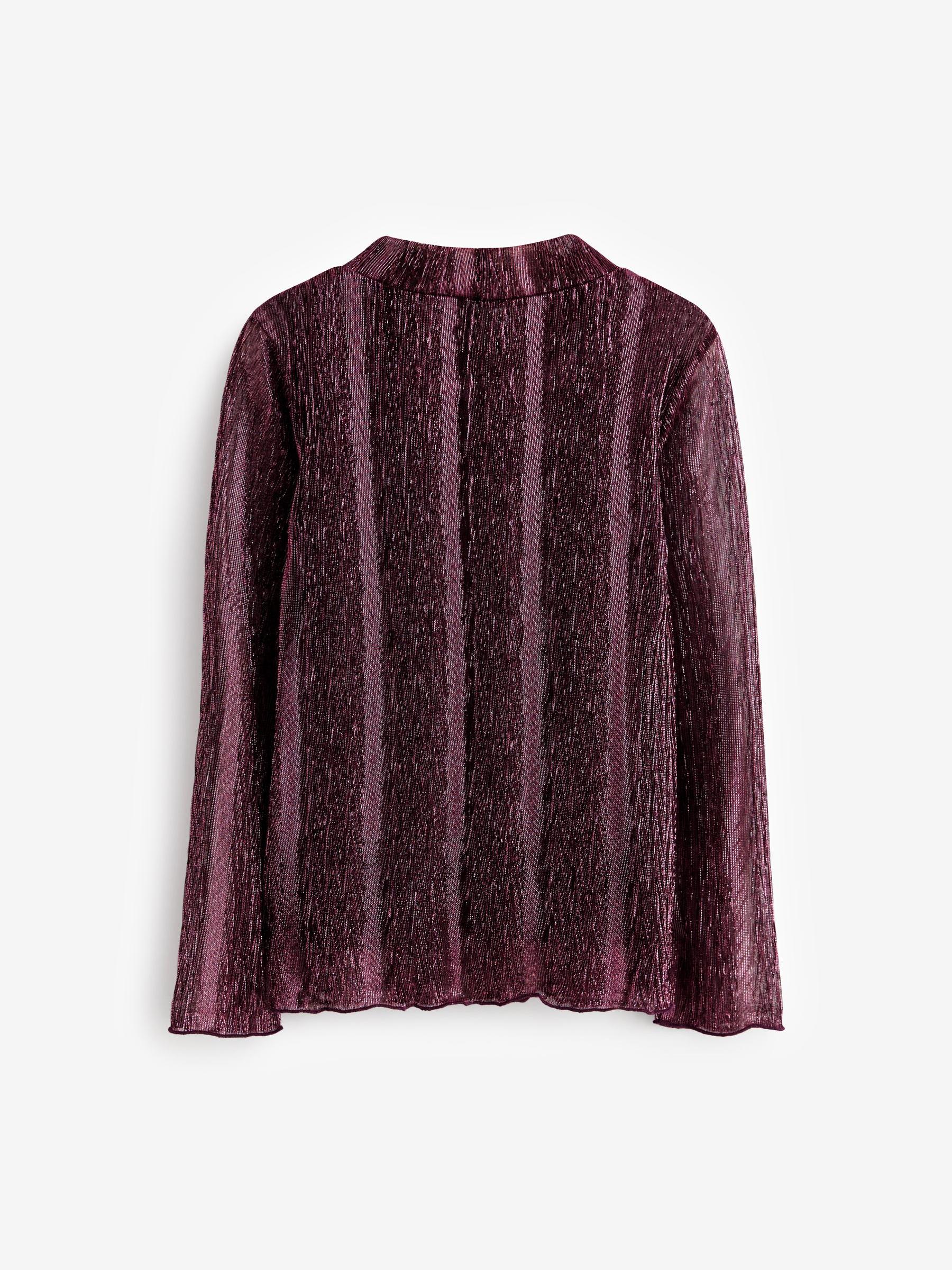 Buy Pink High Neck Sparkle Mesh Top (3-16yrs) from Next Netherlands