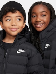 Czarny - Kurtka z kapturem i syntetycznym wypełnieniem Nike - Image 4 of 7