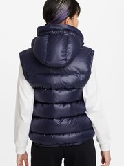 Granatowy - Nike Therma- FIT Water Repellent Padded Synthetic Fill Gilet - Image 2 of 3