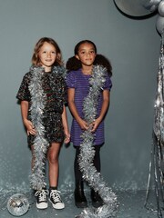 Rainbow Sequin T-Shirt and Shorts Set (3-16yrs) - Image 3 of 11