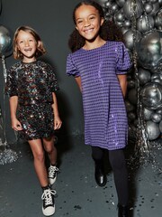 Rainbow Sequin T-Shirt and Shorts Set (3-16yrs) - Image 8 of 11
