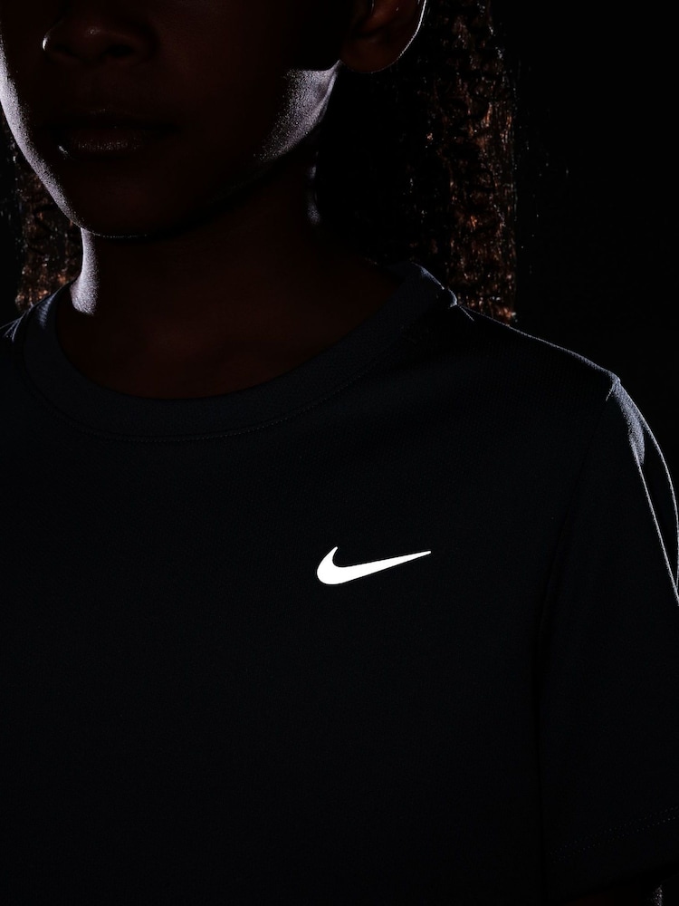 Nike Cool Grey Dri-FIT Miler T-Shirt - Image 6 of 6