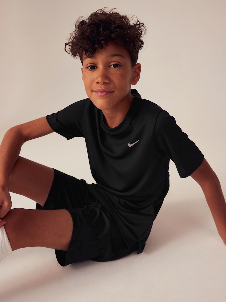 Negru - Tricou Nike Dri-FIT Miler - Image 4 of 7