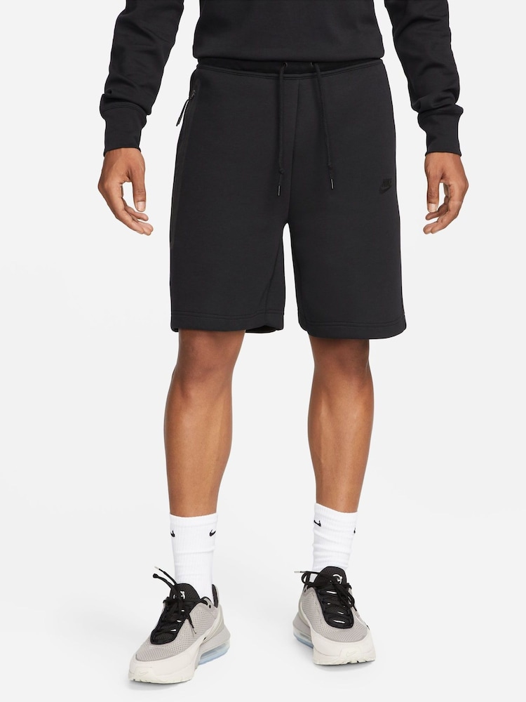Nike Black Tech Fleece Shorts - Image 1 of 16