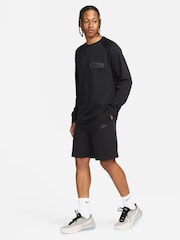 Nike Black Tech Fleece Shorts - Image 9 of 16