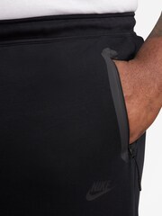 Noir - Pantalon de jogging Nike Tech en polaire à ourlet ouvert - Image 9 of 14