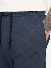 Nike Navy Tech Fleece Joggers - Image 3 of 10