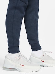 Nike Navy Tech Fleece Joggers - Image 7 of 10