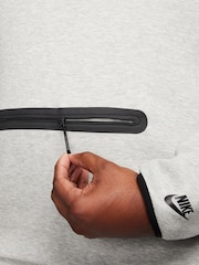 Nike Grey Tech Fleece Half Zip Sweatshirt - Image 10 of 16