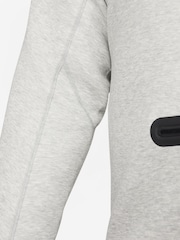 Nike Grey Tech Fleece Half Zip Sweatshirt - Image 11 of 16