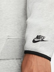 Nike Grey Tech Fleece Half Zip Sweatshirt - Image 13 of 16