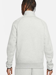 Nike Grey Tech Fleece Half Zip Sweatshirt - Image 3 of 16