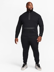 Nike Black Tech Fleece Half Zip Sweatshirt - Image 13 of 19