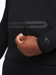 Nike Black Tech Fleece Half Zip Sweatshirt - Image 17 of 19