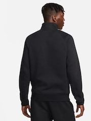 Nike Black Tech Fleece Half Zip Sweatshirt - Image 3 of 19