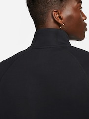 Nike Black Tech Fleece Half Zip Sweatshirt - Image 6 of 19
