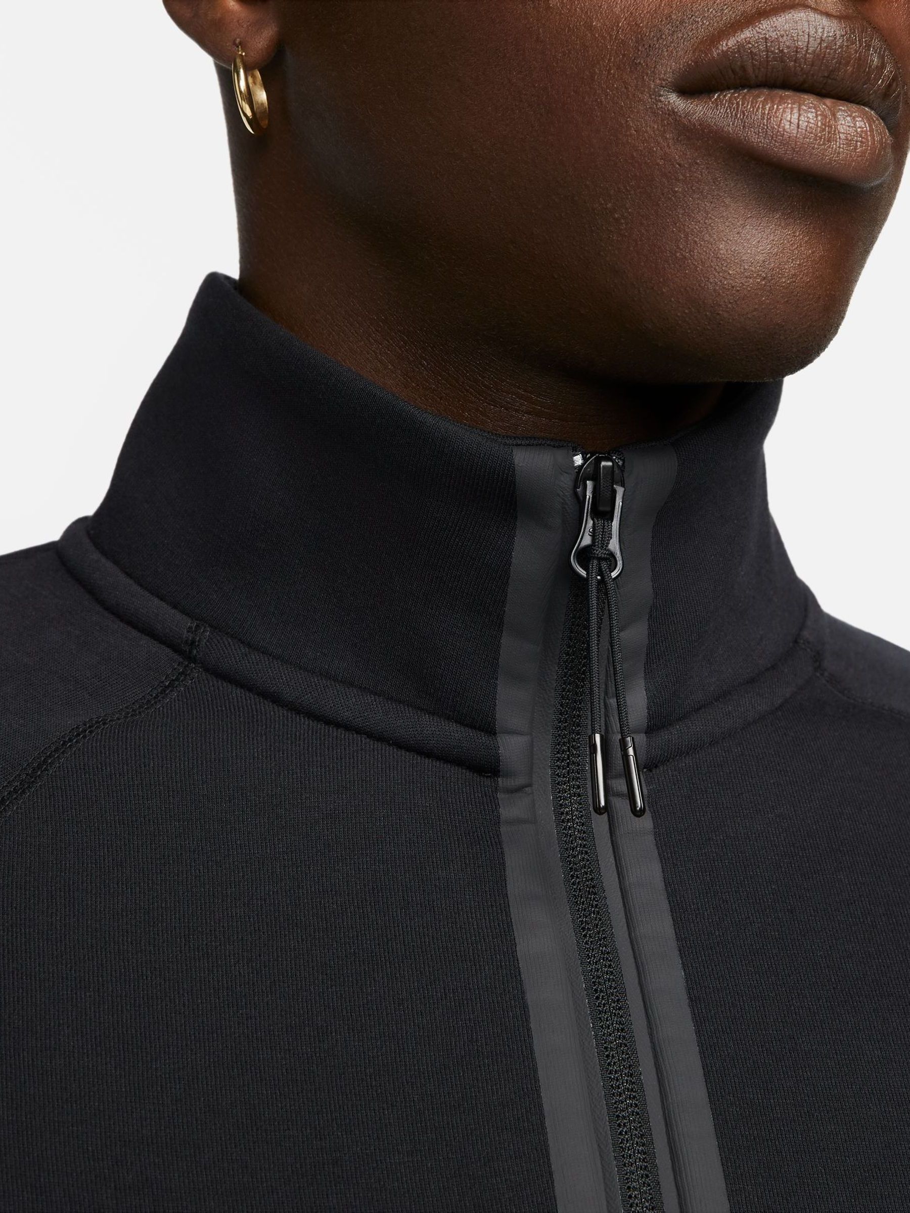 Buy Nike Black Tech Fleece Half Zip Sweatshirt from the Next
