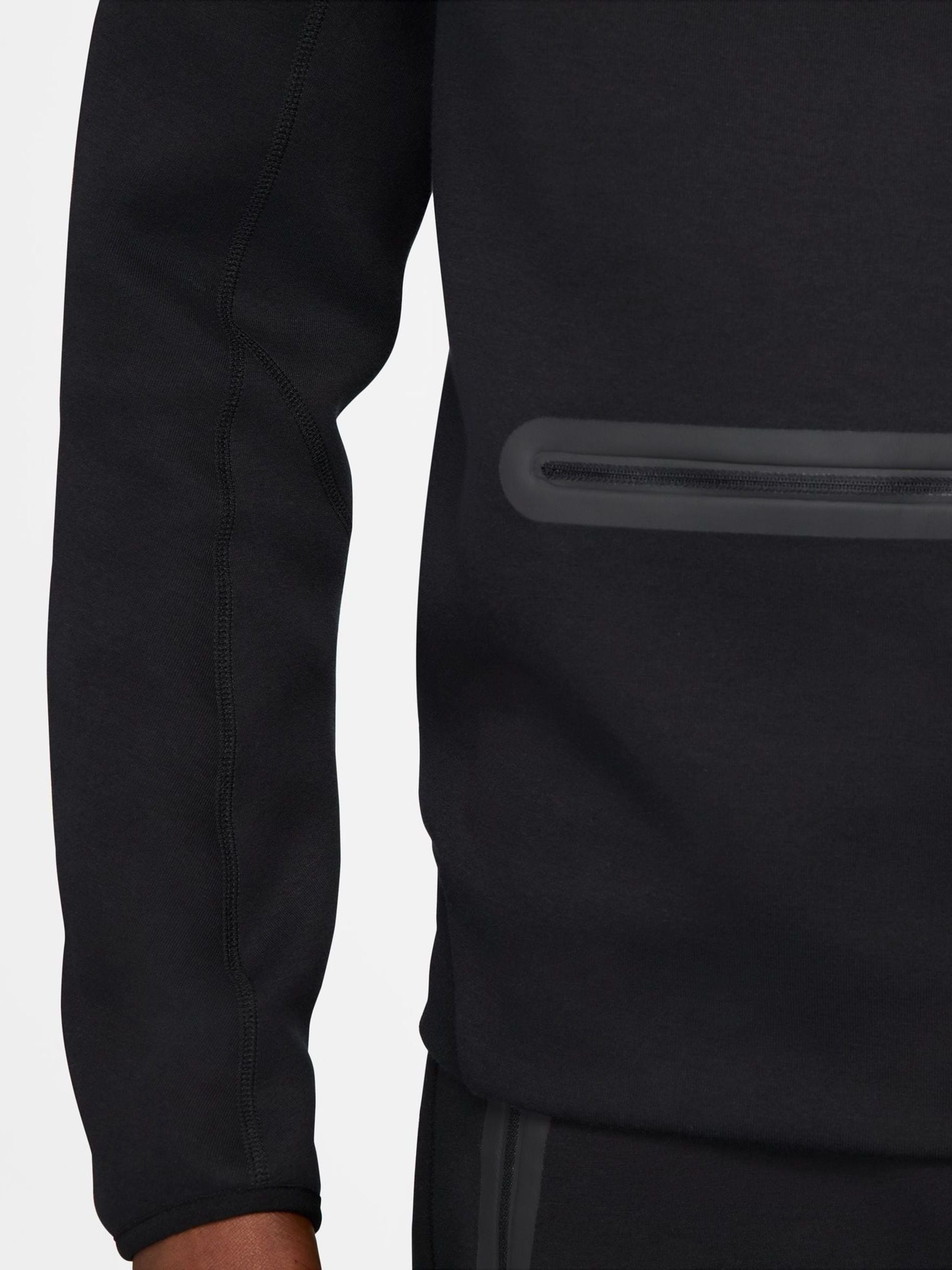 Buy Nike Black Tech Fleece Half Zip Sweatshirt from Next Luxembourg