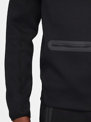 Nike Black Tech Fleece Half Zip Sweatshirt - Image 8 of 19