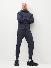 Nike Navy Tech Fleece Zip-Up Hoodie - Image 2 of 4