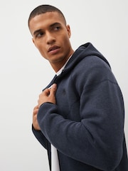 Nike Navy Tech Fleece Zip-Up Hoodie - Image 3 of 4