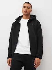 Nike Black Tech Fleece Zip-Up Hoodie - Image 2 of 3