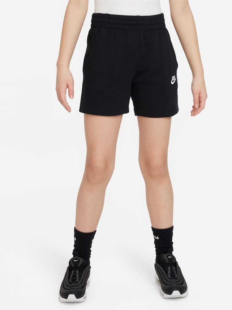 Nike Black Club Fleece Shorts - Image 1 of 6
