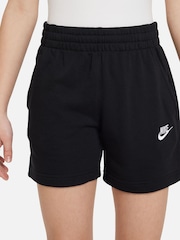 Nike Black Club Fleece Shorts - Image 3 of 6