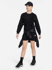 Nike Black Club Fleece Shorts - Image 4 of 6