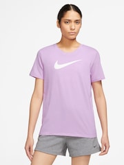 Nike Purple DriFIT Swoosh T-Shirt - Image 1 of 3