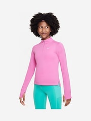 Ružová - Nike Dri-FIT Long Sleeve Half Zip Top - Obrázok 1 z 6