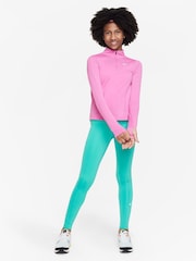 Ružová - Nike Dri-FIT Long Sleeve Half Zip Top - Obrázok 6 z 6