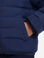 Niebieski - Kurtka z kapturem i syntetycznym wypełnieniem Nike - Image 3 of 9