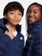 Niebieski - Kurtka z kapturem i syntetycznym wypełnieniem Nike - Image 8 of 9