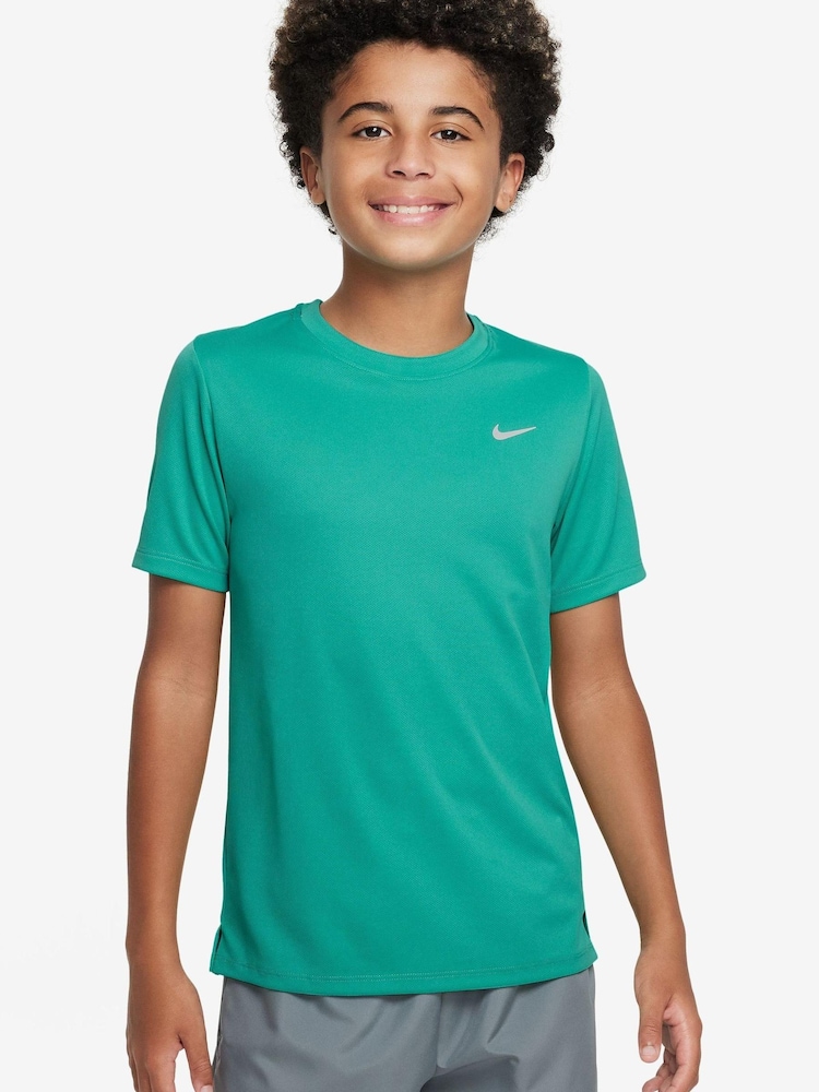 Nike Green Dri-FIT Miler T-Shirt - Image 1 of 3