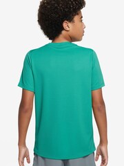 Nike Green Dri-FIT Miler T-Shirt - Image 2 of 3