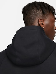 Schwarz - Nike Tech Fleece-Kapuzensweatshirt - Bild 4 von 16