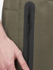 Nike Olive Green Tech Fleece Joggers - Image 3 of 4