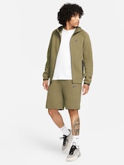 Olijfgroen - Nike Tech Fleece Zip-Up Hoodie - Image 3 of 15