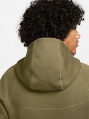 Olijfgroen - Nike Tech Fleece Zip-Up Hoodie - Image 5 of 15