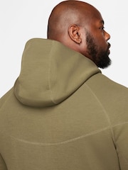 Olijfgroen - Nike Tech Fleece Zip-Up Hoodie - Image 9 of 15