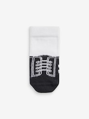 White Football Baby Socks 2 Pack (0mths-2yrs) - Image 3 of 3
