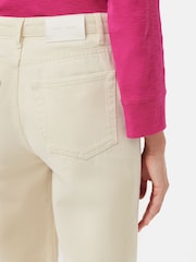 Jigsaw Cream Balfour Long Wide Leg Jeans - Image 3 of 4