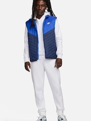 Nike Blue Therma-FIT Windrunner Mid-Weight Gilet - Image 3 of 6