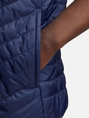 Nike Blue Therma-FIT Windrunner Mid-Weight Gilet - Image 5 of 6