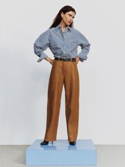 Jigsaw Cotton Poplin Stripe Shirt - Image 2 of 3