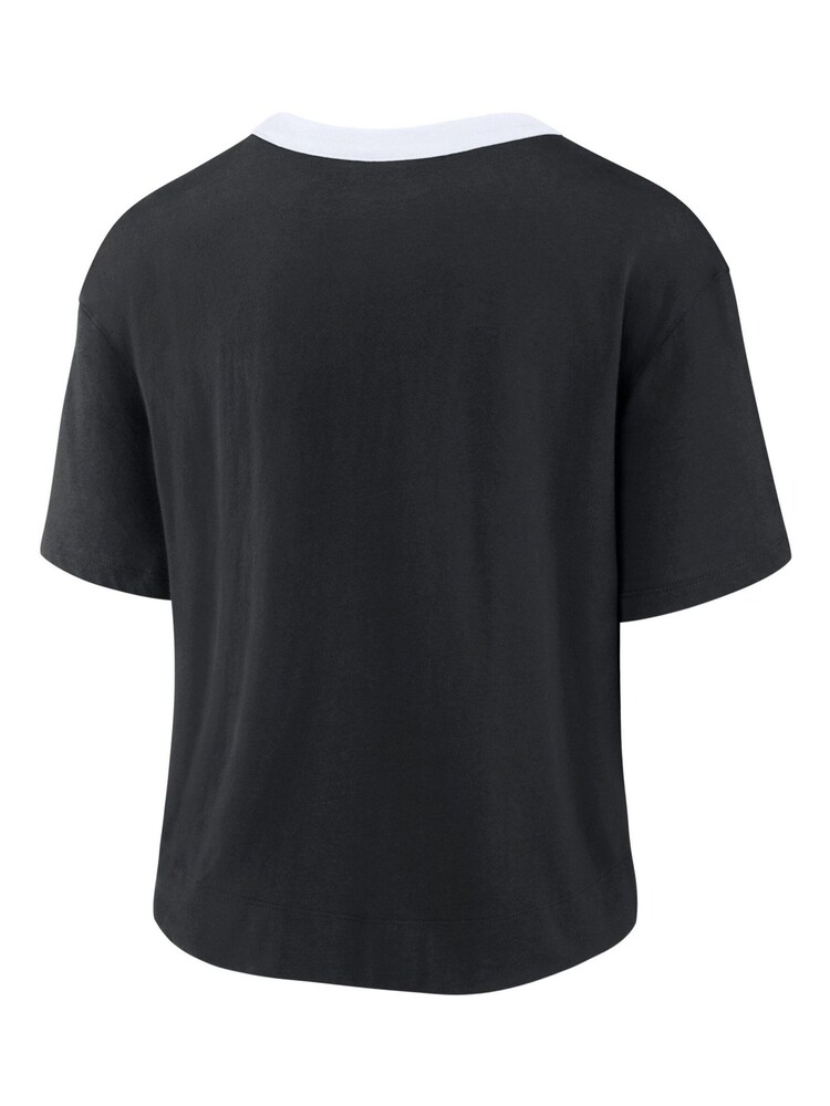 Nike Black 100% Cotton NFL Fanatics Womens Las Vegas Raiders High Hip Fashion Top Womens - Image 2 of 3