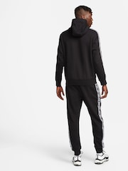 Nike Black Club Fleece Hooded Tracksuit - Image 2 of 9