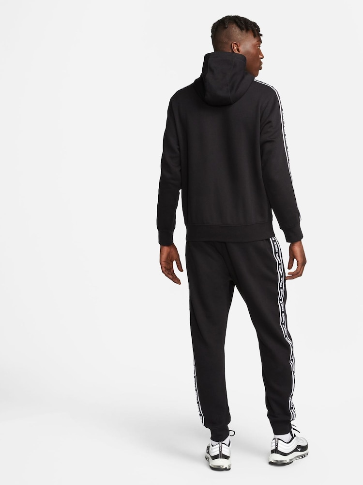 Nike Black Club Fleece Hooded Tracksuit - Image 2 of 9