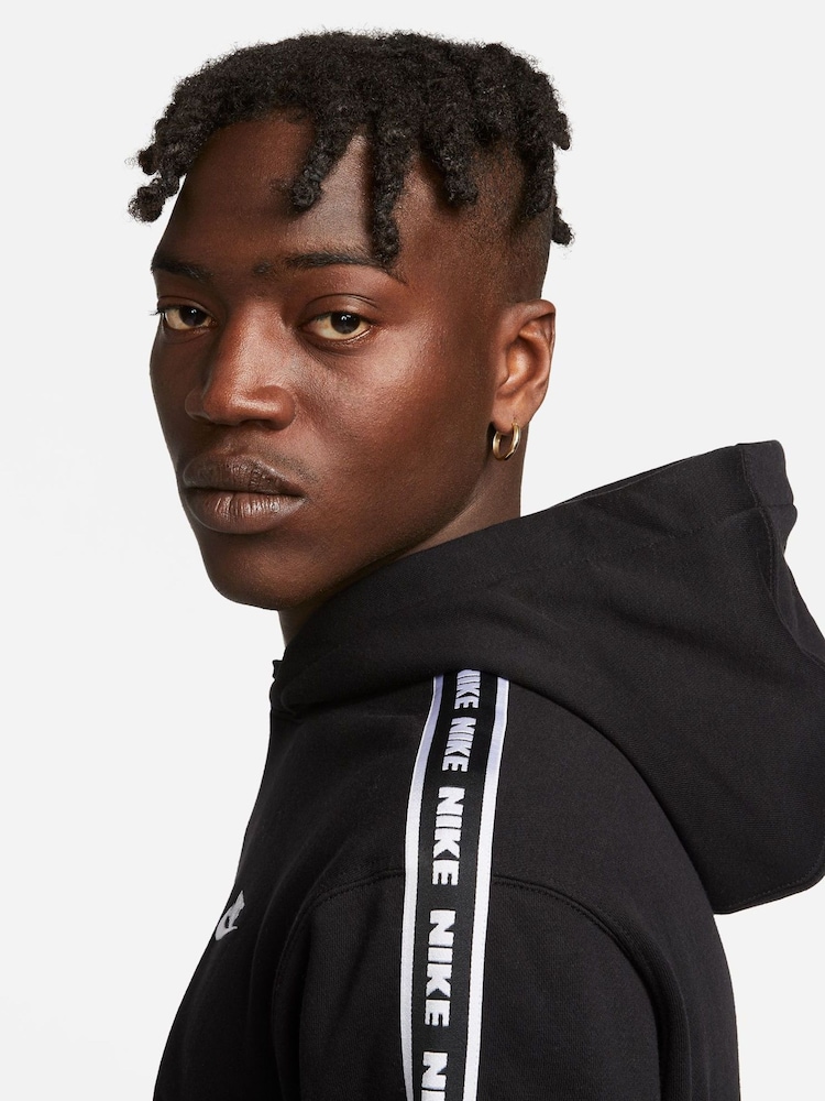 Nike Black Club Fleece Hooded Tracksuit - Image 4 of 9